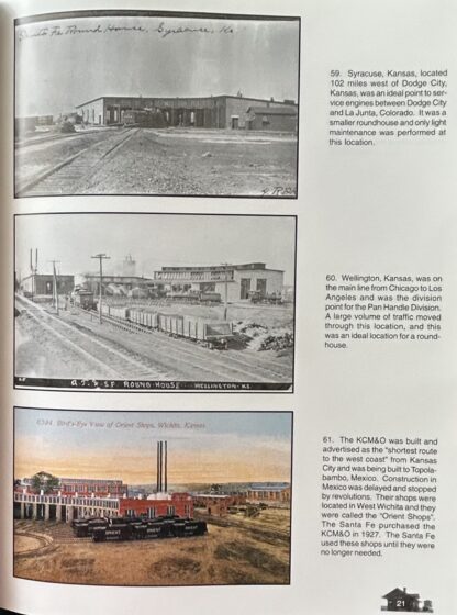 POSTCARD HISTORY OF THE EARLY SANTA FE RAILWAY (signed copy) - Image 3
